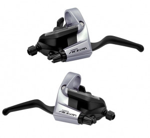 MANETE SCHIMBATOR/FRANA SHIMANO ACERA ST-T3000 3X9 VIT. CABLU 2050/1800MM STAINLESS CAMASA SP40 NEAGRA 600/600/300MM OGD AMBALAT IND.