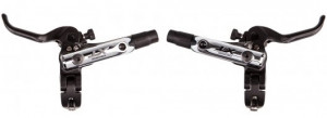 MANETE SCHIMBATOR/FRANA SHIMANO DEORE XT BL-M785 STANGA & DREAPTA PT. FRANA PE DISC HIDRAULICA FURTUN SM-BH90-SB 1000MM/1700MM ULEI 50CC X 2 ARGINTIU AMBALAT IND.