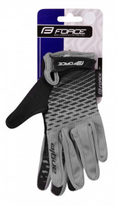 Manusi Force Kid MTB Angle gri/negru M - Img 3