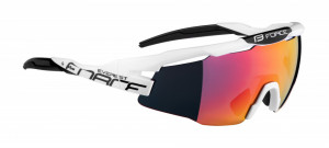 Ochelari Force Everest, lentila rosie oglinda, alb/negru - Img 2