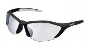 OCHELARI SHIMANO S61R-PH MAT BLACK/WHITE LENTILE PHOTOCHROMIC GREY LENTILE ADD. HYDROPHOBIC YELLOW (16)