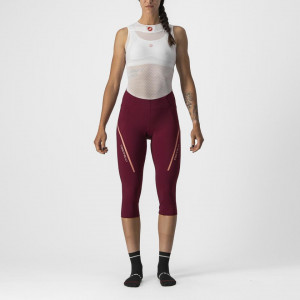 Pantaloni 3/4 Castelli Velocissima 3 Knicker, de dama, Visiniu/Roz, M - Img 2