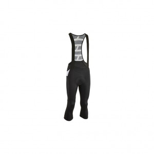 PANTALONI CICLISM CUBE BLACKLINE 3/4 BLACK N WHITE N GREY S