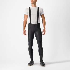 Pantaloni lungi cu bretele Castelli Sorpasso RoS, Negru S