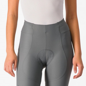 Pantaloni scurti cu bretele Castelli Espresso W, de dama, Antracit, M - Img 5