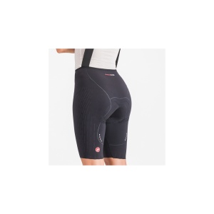 Pantaloni scurti cu bretele Castelli Free Aero Race S W, pentru femei, negru, L - Img 5
