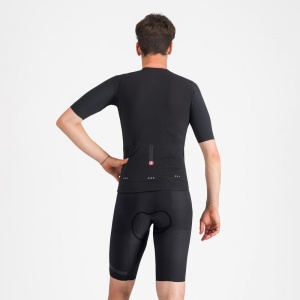 Pantaloni scurti cu bretele Castelli Premio EVO, pentru barbati, negru, XXL - Img 2