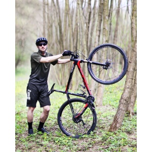 Pantaloni scurti Force MTB-11 bazon detasabil Negru/Antracit M - Img 11