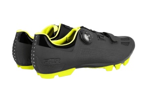 Pantofi ciclism FLR F-70 Elite Mtb - Negru/Galben neon 42 - Img 6