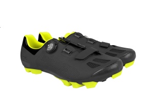 Pantofi ciclism FLR F-70 Elite Mtb - Negru/Galben neon 46 - Img 4