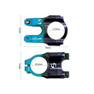 Pipa EWPM-003 31.8mm negru/albastru - Img 3