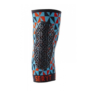 Protectii genunchi Seryt Arlecchino Light-blue Red M - Img 2