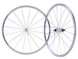 ROATA SHIMANO WH-R560 FATA OLD 100MM JANTA CLINCHER AGRINTIE QR ARGINTIU AMBALAT IND.