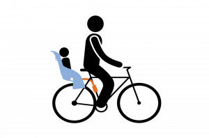 Scaun bicicleta copii THULE Yepp Maxi Seat Post cu montare pe spate - Blue - Img 3