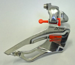 SCHIMBATOR FATA SHIMANO 105 FD-5603 TRIPLU PT. 10 VIT. PE SPATE COLIER 34.9MM CL 45MM VRAC