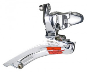 SCHIMBATOR FATA SHIMANO FD-R770 DUBLU PT. 10 VIT. PE SPATE PT. GHIDON DE SOSEA DREPT COLIER 34.9MM AMBALAT IND.