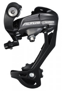 SCHIMBATOR SPATE SHIMANO ALTUS RD-M370-L-SGS 9 VIT. PRINDERE DIRECTA NEGRU AMBALAT IND.