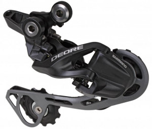 SCHIMBATOR SPATE SHIMANO DEORE RD-M610-GS 10 VIT. TOP NORMAL SHADOW PRINDERE DIRECTA (COMPATIBIL DIRECT MOUNT) NEGRU AMBALAT IND.