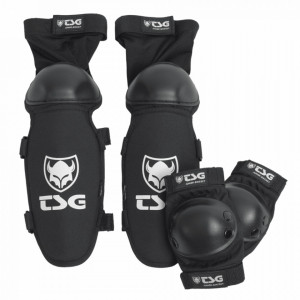 Set protectii TSG Junior-Bikeset - Black TXXS
