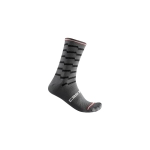 Sosete Castelli Elements 15, Negru/Gri, L/XL, 40-43