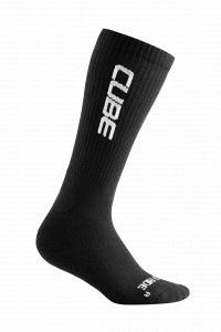 SOSETE CUBE SOCKS AFTER RACE HIGH CUT LOGO BLACK WHITE 40-43