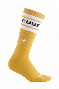 SOSETE CUBE SOCKS AFTER RACE HIGH CUT YELLOW 40-43