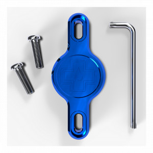 Suport Apple AirTag pentru cadru Muc-Off Secure Tag Holder V2 Albastru
