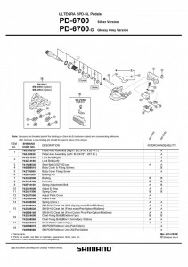 SURUB DE FIXARE PT. PLACUTE DE PEDALE PD-6700C SHIMANO - Img 2