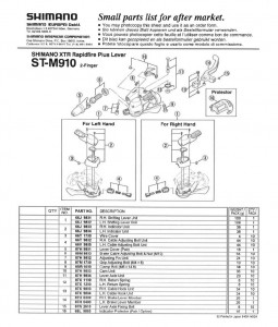 SURUB & PIULITA REGLAT SHIMANO ST-M900
