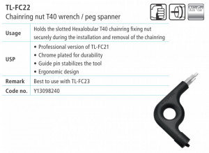 TL-FC22 CHEIE SHIMANO HEXALOBULAR T-40