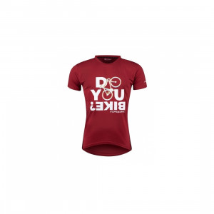 Tricou ciclism Force Bike Red M - Img 3