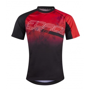 Tricou ciclism Force MTB Core rosu/negru XL - Img 9