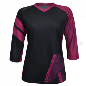 Tricou Ciclism FUNKIER Dolomiti-W Enduro Women (3/4) sleeve - Purple S - Img 3
