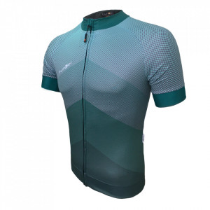 Tricou Ciclism FUNKIER Piacenza-2 Pro Men (S/S) - Ocean Green M - Img 2