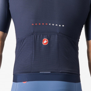 Tricou cu maneca scurta Castelli Aero Race 7.0, Indigo, M - Img 4