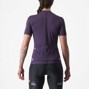 Tricou cu maneca scurta Castelli Anima 4, pentru femei, mov nocturn, S - Img 2