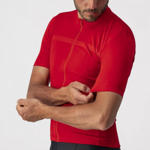 Tricou cu maneca scurta Castelli Classifica, pentru barbati, rosu, XXL - Img 5