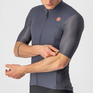 Tricou cu maneca scurta Castelli Endurance Elite, Antracit, XXL - Img 4
