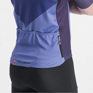 Tricou cu maneca scurta Castelli Endurance PRO 2, Mov/Indigo/Violet, XL - Img 4