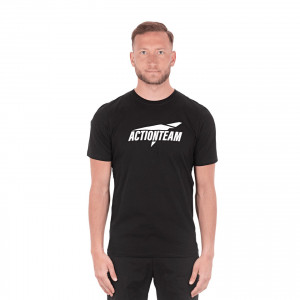 TRICOU CUBE ORGANIC T-SHIRT ACTIONTEAM BLACK S - Img 2