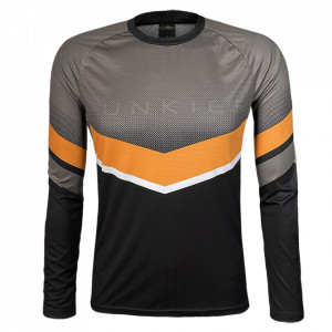 Tricou FUNKIER Turone Enduro LS - Orange/Grey M - Img 2