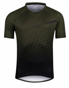 Tricou maneca scurta Force MTB Angle army S - Img 2