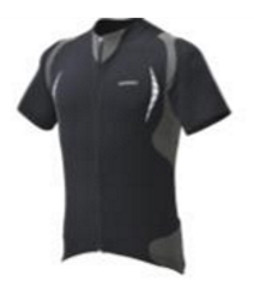 TRICOU SHIMANO INSERT MANECI SCURTE FULL ZIP BLACK (S11)
