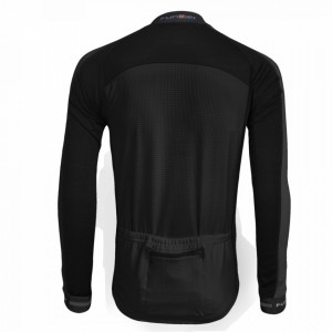 Tricou Termic Ciclism Copii FUNKIER Firenze-LW Winter (L/S) - Black 12 ani - Img 2