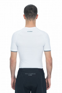 TRICOU UNDER CUBE BASELAYER RACE BE COOL S/S WHITE M/L - Img 3