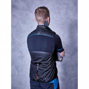 VESTE CUBE TEAMLINE GILET REPULSE BLACK BLUE L - Img 3