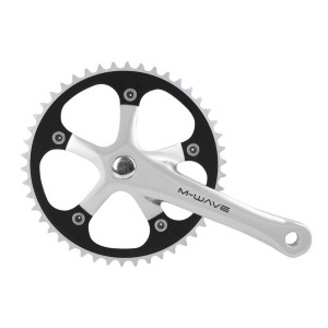 Angrenaj Pedalier M-WAVE 44 T 165 mm