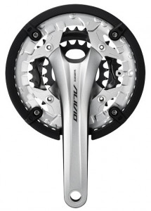 ANGRENAJ PEDALIER SHIMANO ALIVIO FC-T4060 44X32X22T BRAT 175MM PT. 9 VIT. PE SPATE 2-PCS FC COMPATIBIL CHAINCASE FARA BUTUC PEDALIER PT. CHAIN LINE 50MM CU CG AGRINTIU AMBALAT IND.