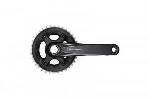 ANGRENAJ PEDALIER SHIMANO DEORE FC-M6000-B2 36X26T BRAT 170MM PT. 10 VIT. PE SPATE 2-PCS FC FARA BUTUC PEDALIER FARA CG CHAINLINE 3MM OUTBOARD AMBALAT IND.