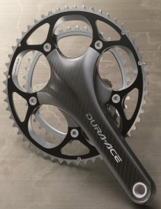 ANGRENAJ PEDALIER SHIMANO DURA ACE FC-7800-C COMPATIBIL DOAR CU FC7900 53X39T BRAT 172.5MM(CARBON) PT. 10 VIT. PE SPATE HOLLOWTECH 2 FARA BB AMBALAT IND.